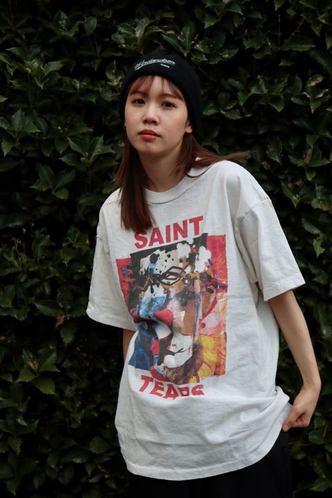 ©SAINT M×××××× 23SS DENIMTEARS CLOWN SS TEEスタイル
