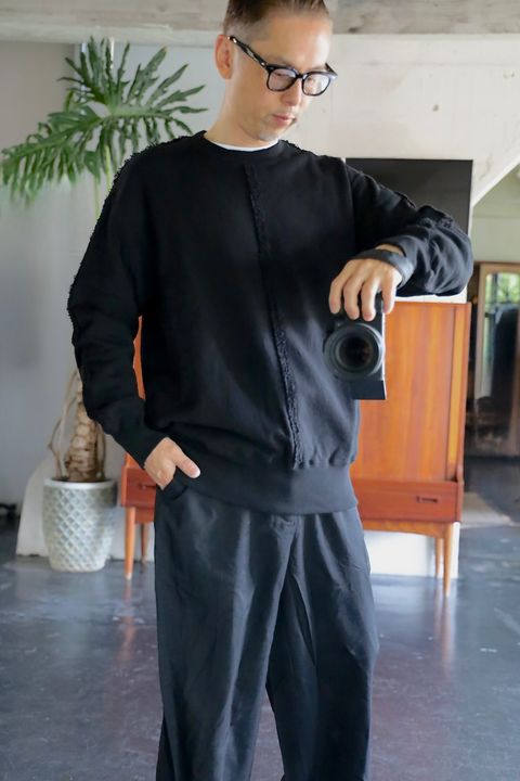 COMME des GARCONS HOMME 綿裏毛製品洗いスウェットスタイル.2025.9.5.