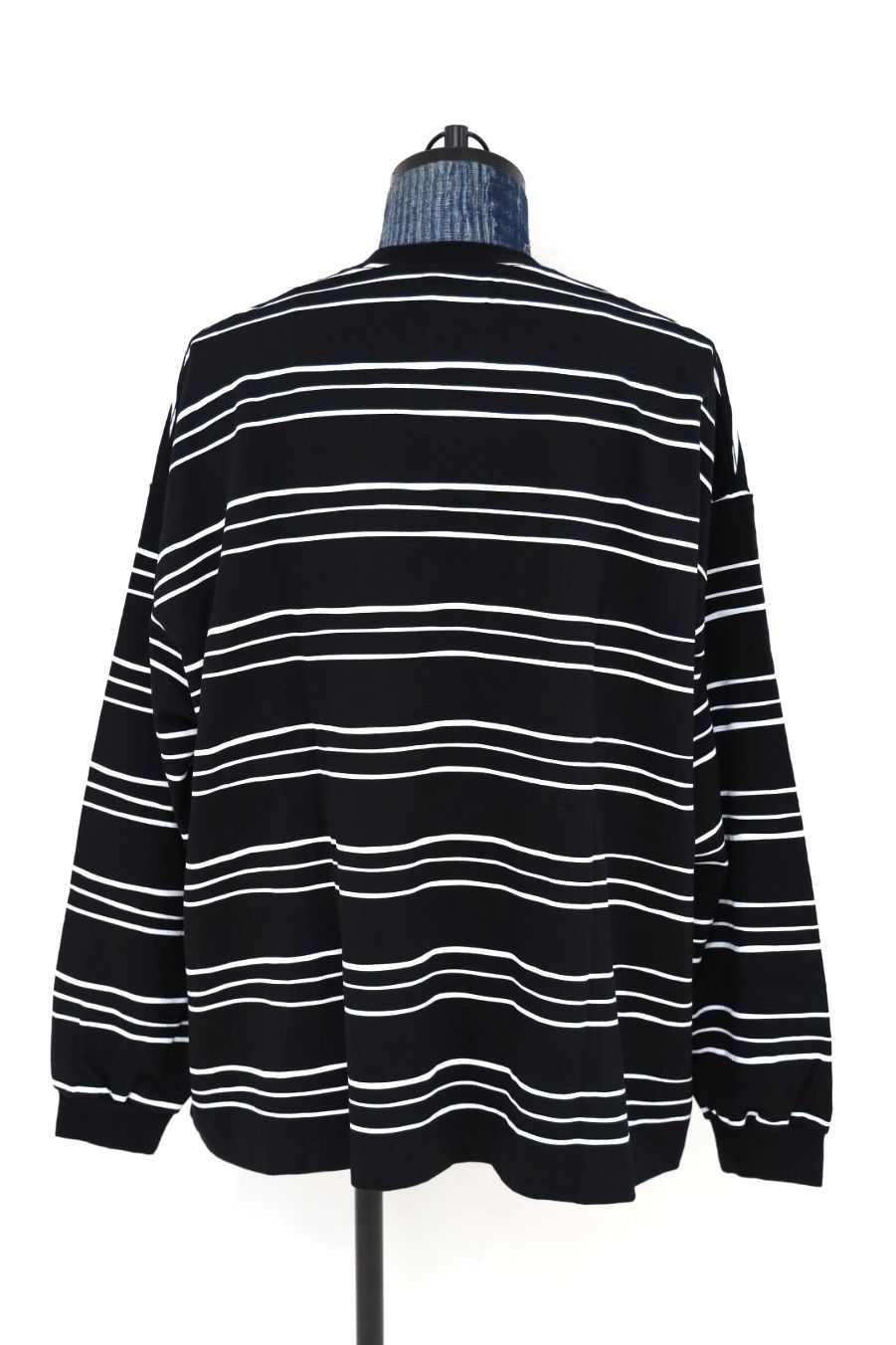 S.F.C 2026FW エスエフシー SUPER BIG LS TEE(MULTI STRIPE) (SFCFW26CS05)Black☆9月12日(土)発売！