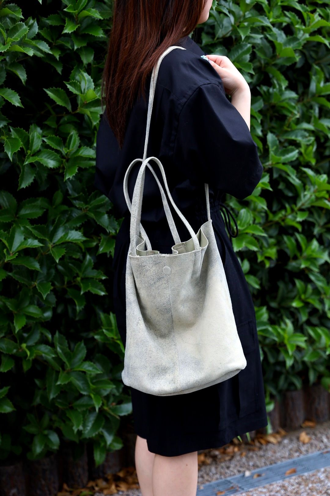 Morphee / モルフェトートバッグ 【SHORT】 3WAY MIDIUM TOTE ANTIQUE SUEDE(MS-ASYE)YELLOW ECRU☆新作発売！