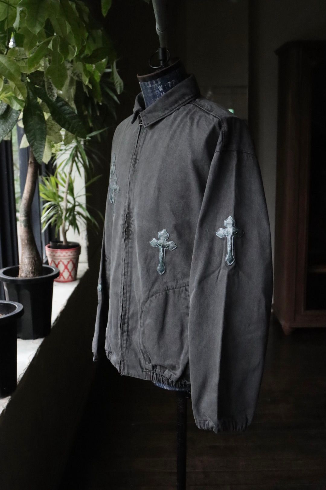 トーキングアバウト ジ アブストラクション 25AW  CROSS JACKET (2526AW-J-002)BLACK☆新作発売！