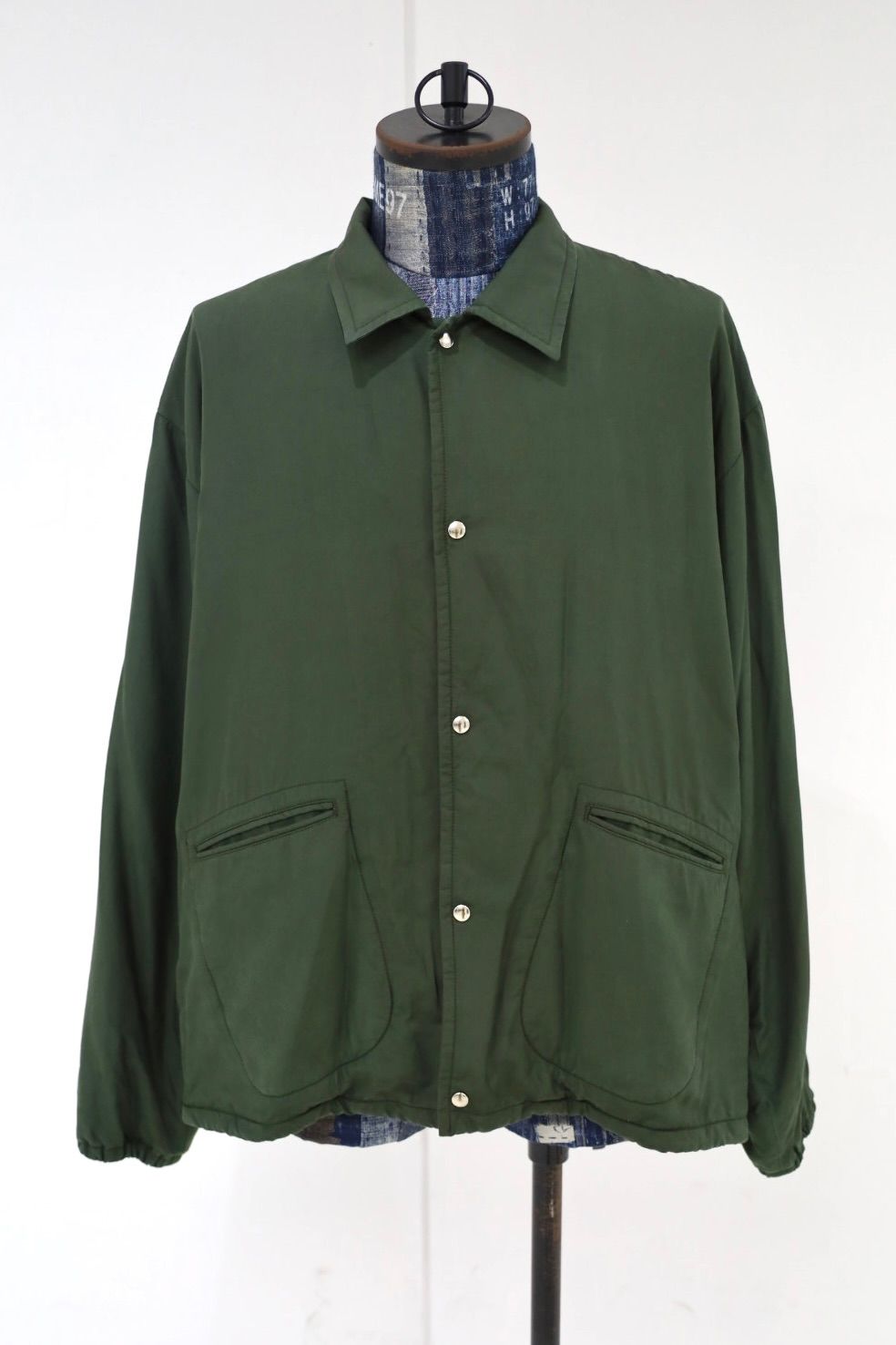 アプレッセ 2026 STYLE2 Vintage Washed Silk Taffeta Coach Jacket(26AAP-01-49)OLIVE☆8月22日(土)発売！