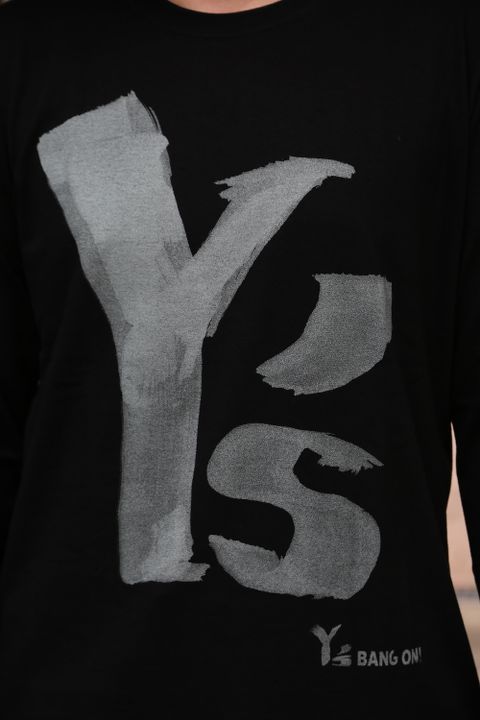 Y's BANG ON! デカロゴ Tシャツ 長袖(YA-T33-052) style.2021.6.5.
