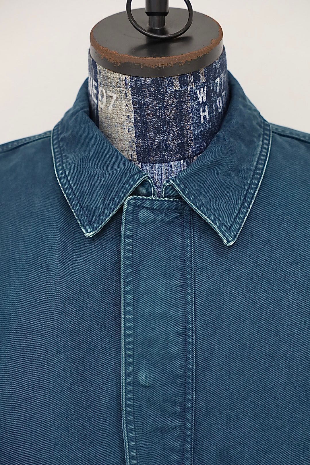 YOKE 26FW Garment-Dye Ballon Silhouette Blouson(YK26FW01336B)Peacock green