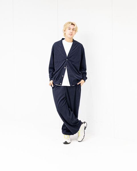 ReFresh!Service. “UTILITY PILE CARDIGAN SET-UP”(NAVY)☆3月28日(土)発売！