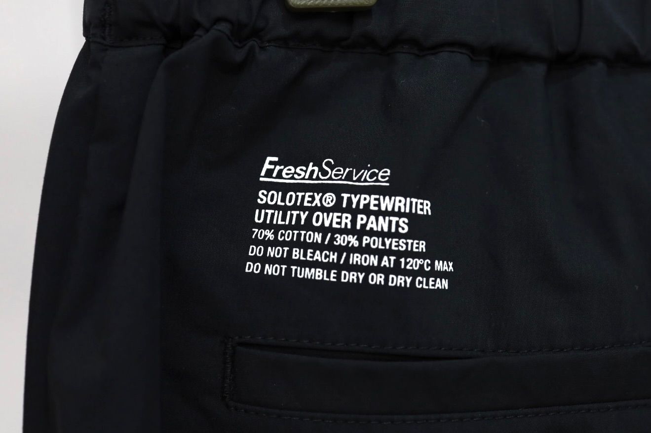 フレッシュサービス SOLOTEX® TYPEWRITER UTILITY OVER PANTS(FSC261-40204)BLACK★2月28日(土)発売
