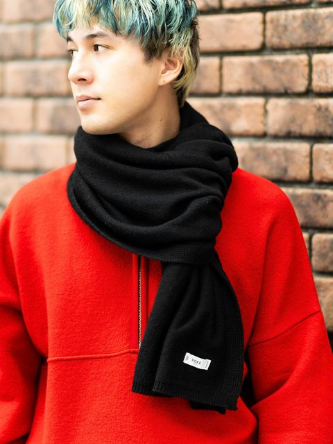 YOKE 26FW Cashmere Long Scarf(YK26FW01386A)Black☆10月10日(土)発売！