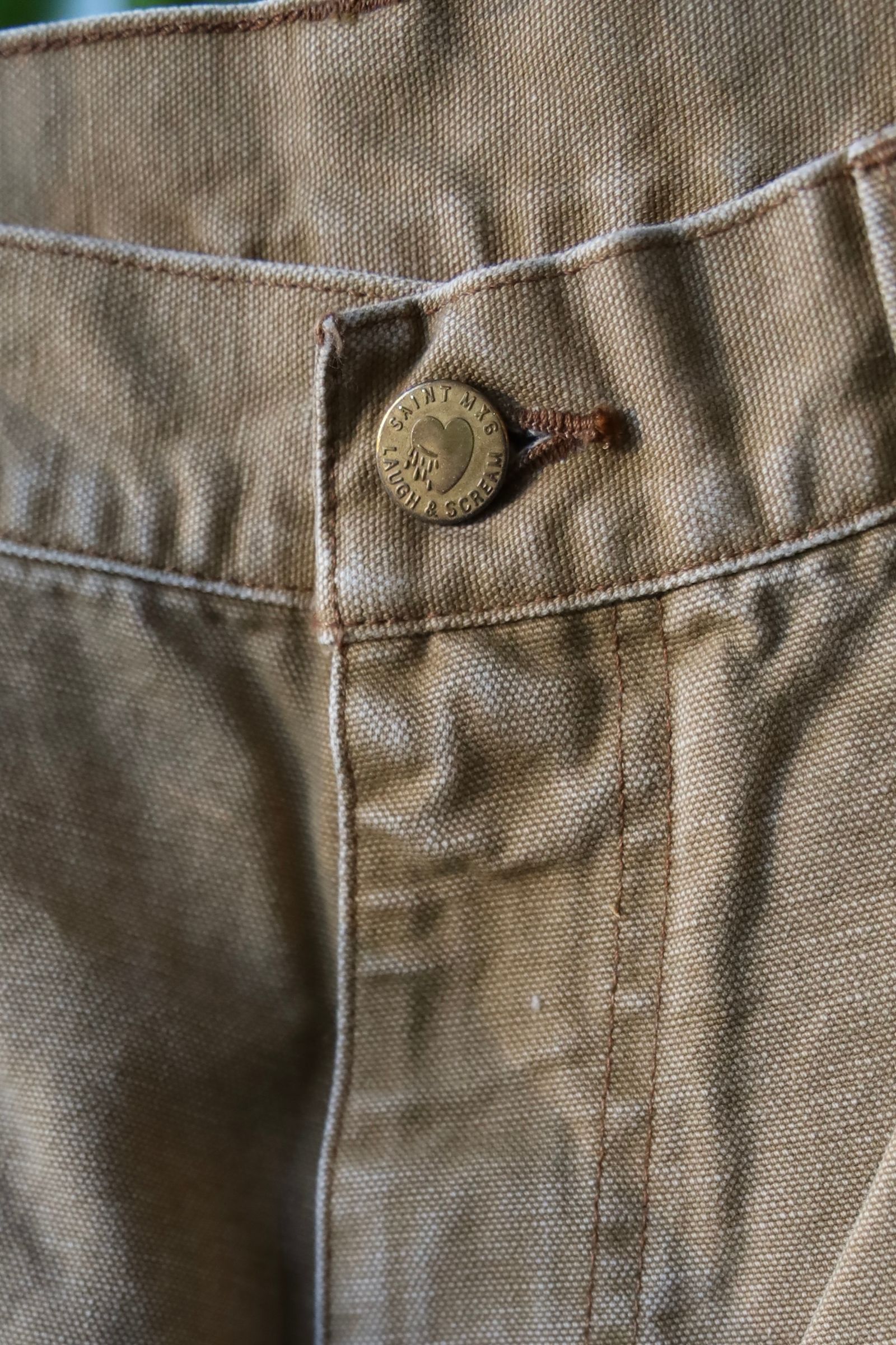 セントマイケル25SS DOUBLE KNEE SHORTS KNEE SHORTS(SM-HR8-0000-072)BEIGE