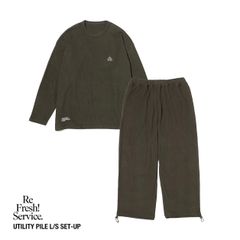 ReFresh!Service. “UTILITY PILE L/S SET-UP”(KHAKI)☆9月27日(土)発売！