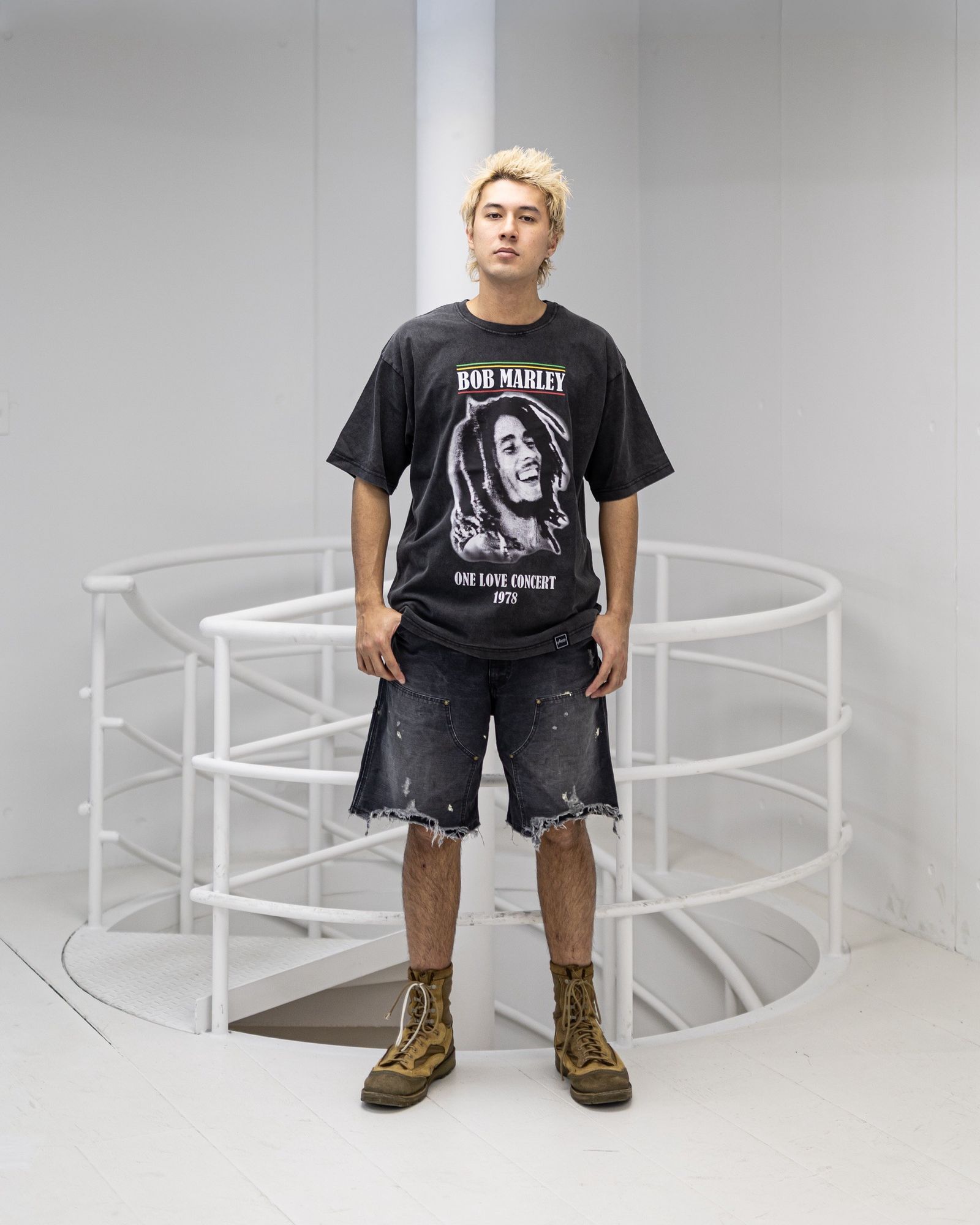 U/MUSIC ユーミュージック Bob Marley One Love 1978 SS Tee(UM-MK8-0000-011)★新作発売！