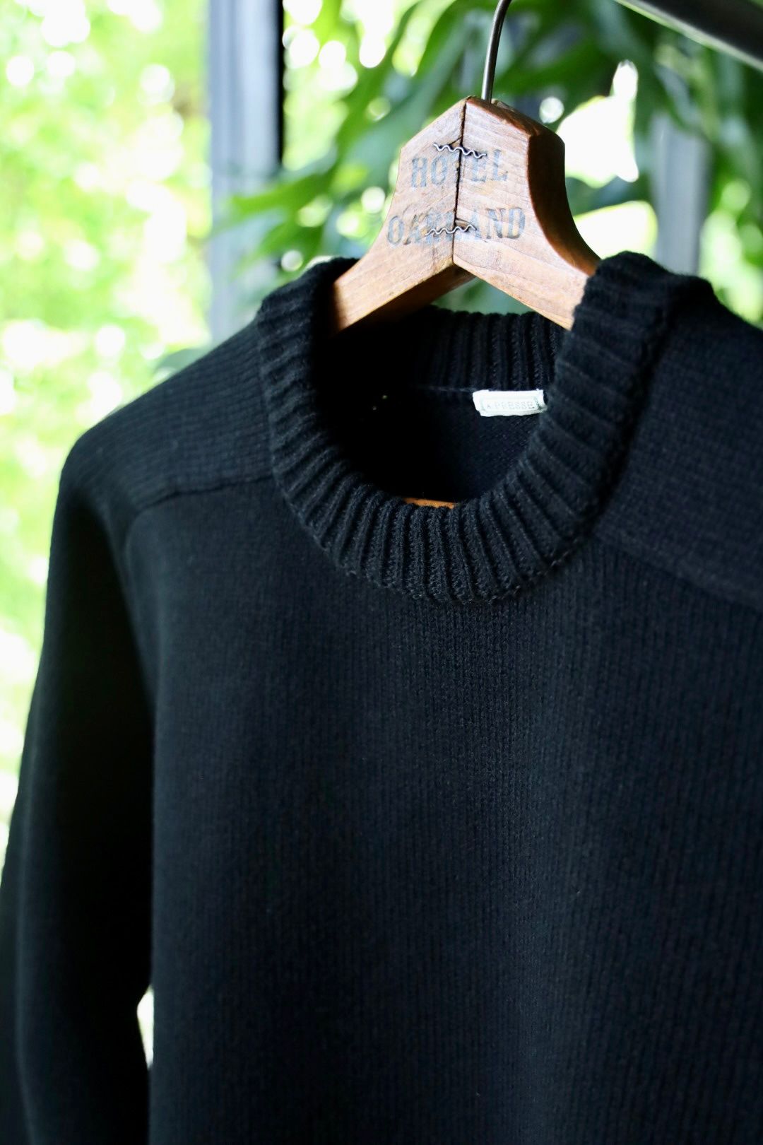 A.PRESSE - アプレッセ Pullover Sweater(24AAP-03-09K)BLACK | mark A.PRESSE - アプレッセ Pullover Sweater(24AAP-03-09K)BLACK | mark