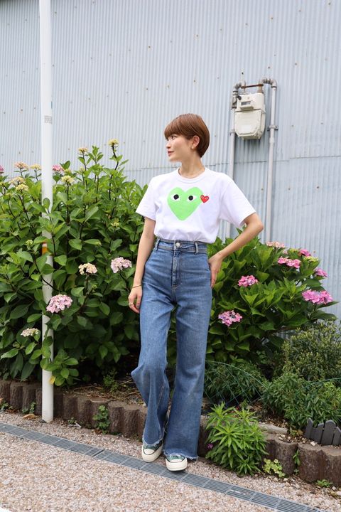 プレイ コムデギャルソン 新作レッドエンブレムTシャツ style.2025.6.27