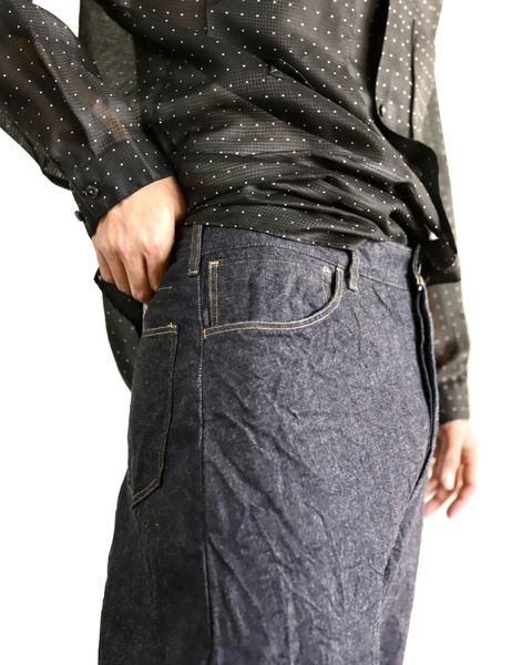 blurhms 24SS 新作Square Dot Gusset PKT Shirt&12.9oz Bias Denim Pants style 2024.3.2