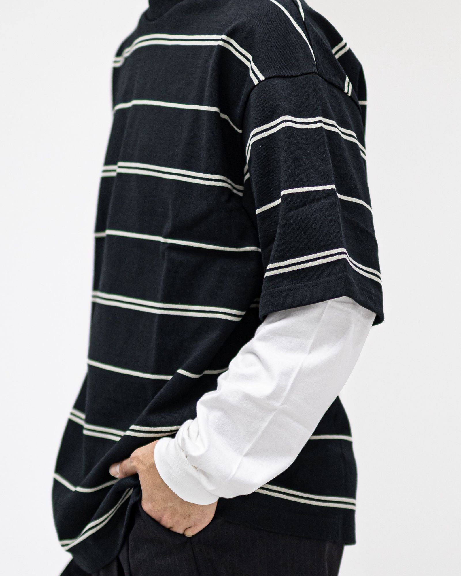 コムデギャルソンオム ボーダーレイヤードTシャツ 2月6日(金)新作発売！