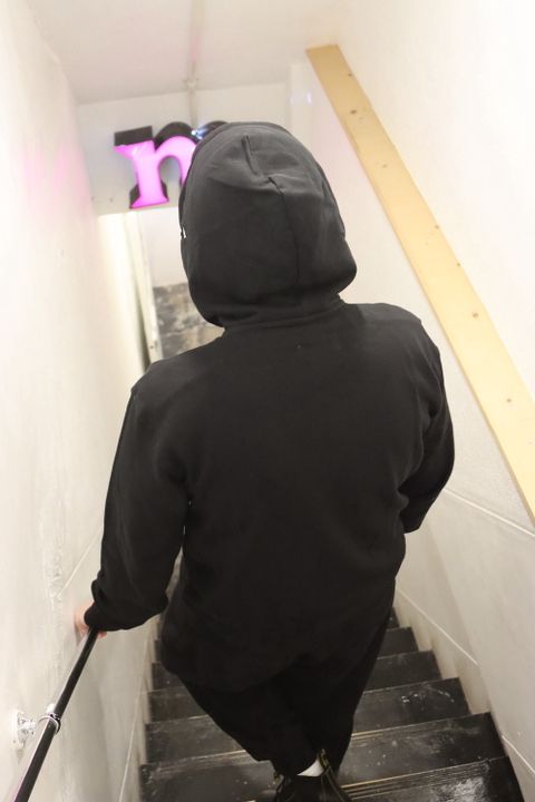 Yohji Yamamoto×New Era BOX LOGO PRINT SWEAT PULLOVER HOODIE style.2021.11.14.