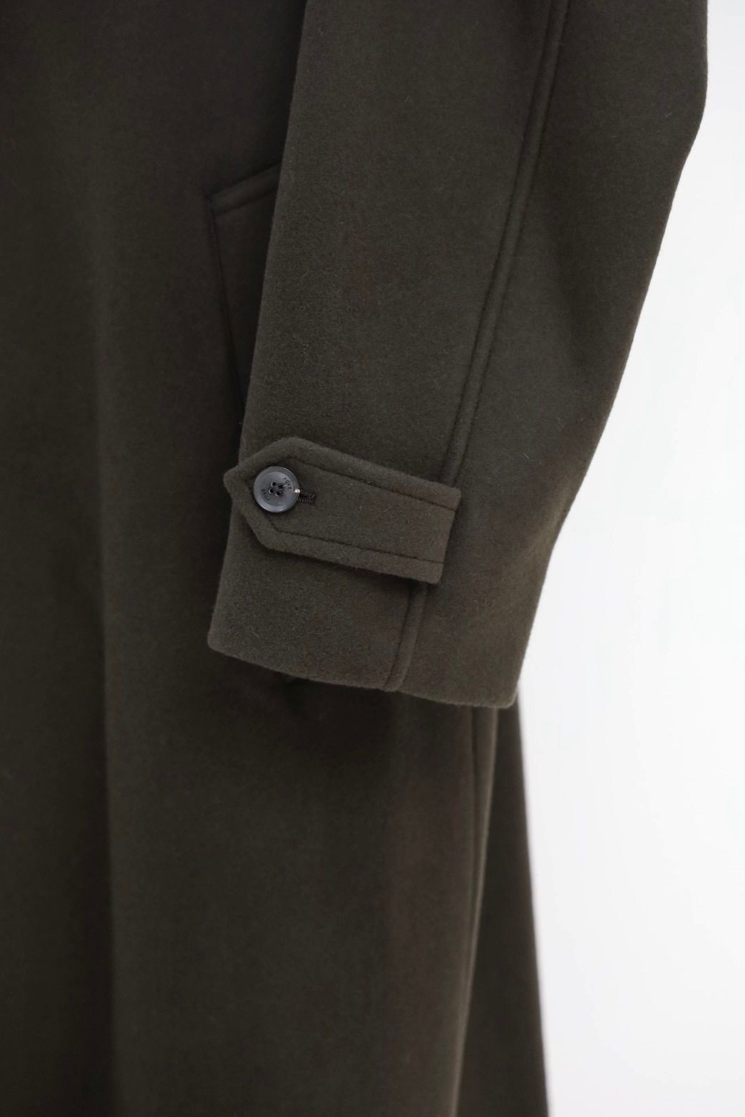 ヨーク 25FW Melton Big Balmaccan Coat(YK25FW01033C)BROWN☆10月11日(土)新作発売！