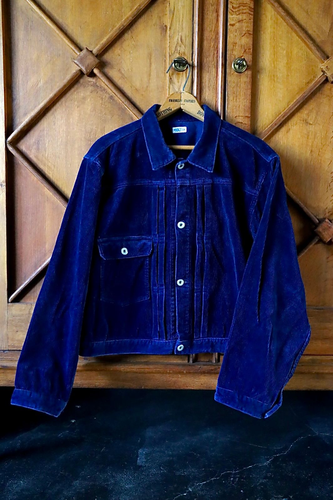 ファウンダ 25AW CORDUROY JACKET(015FD252019)INDIGO☆新作発売！