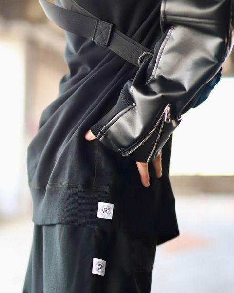 JUNYA WATANABE MAN 23AW 新作REIGNING CHAMPコラボレーション切り替えスウェットスタイル