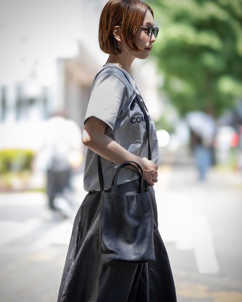 PLAY COMME des GARCONS  PLAYロゴTシャツ style.2024.06.08