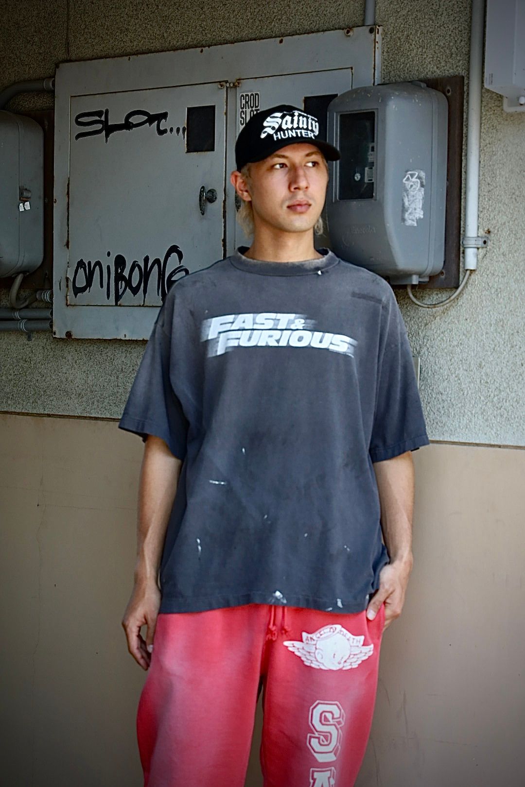 SAINT Mxxxxxx FAST FURIOUS FF_SS T-SHIRT PICK UP STYLE