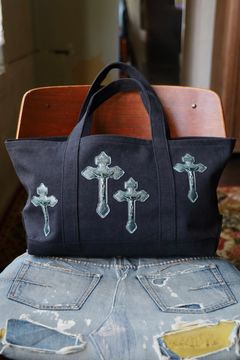 トーキングアバウト ジ アブストラクション 25AW CROSS TOTE BAG S (2526AW-AC-009)BLACK☆新作発売！