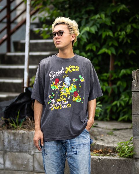 セントマイケル Tシャツ SAINT MX6 TEE(SM-HR8-0000-014)BLACK