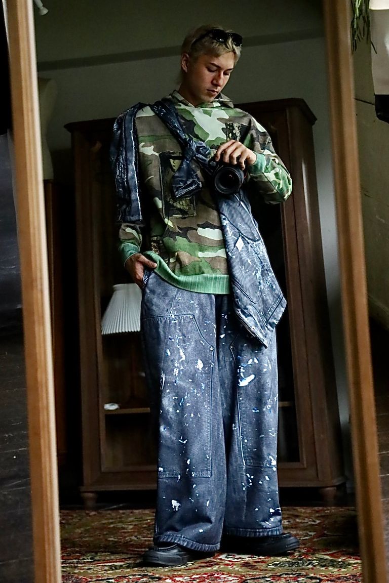 TALKING ABOUT ABSTRACTION ART REPLICA PARKA PICK UP STYLE