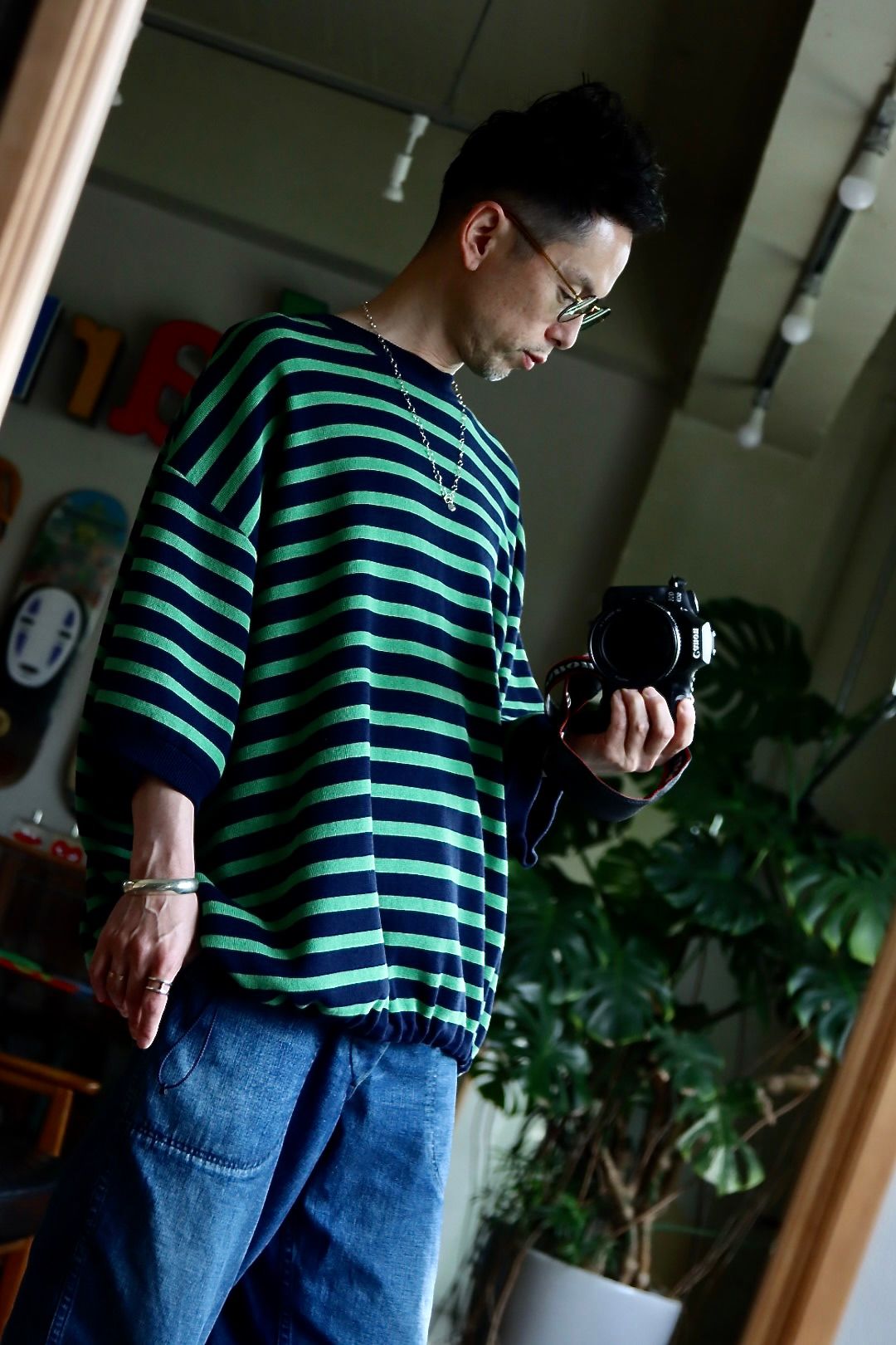 トップス is-ness 22SS LONG SLEEVE BASQUE SHIRT LONG SLEEVE BASQUE SHIRT (1003SC03-1) | is-ness / カットソー