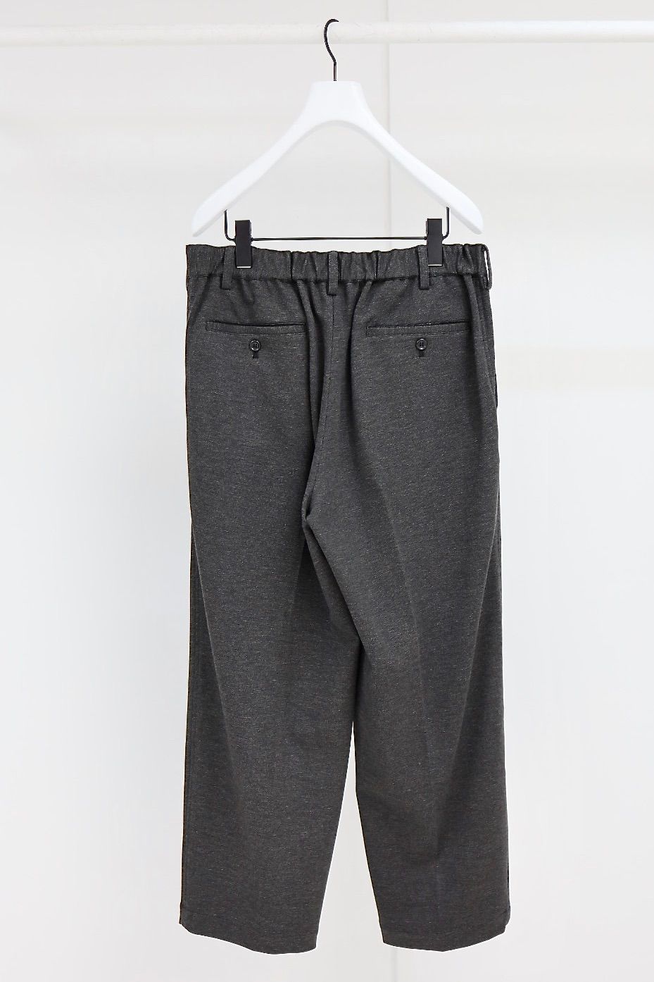 グラフペーパー 25AW SIDOGRAS Melange Ponte Wide Tapered Slacks(GM254-40051)GRAY☆11月29日(土)発売！