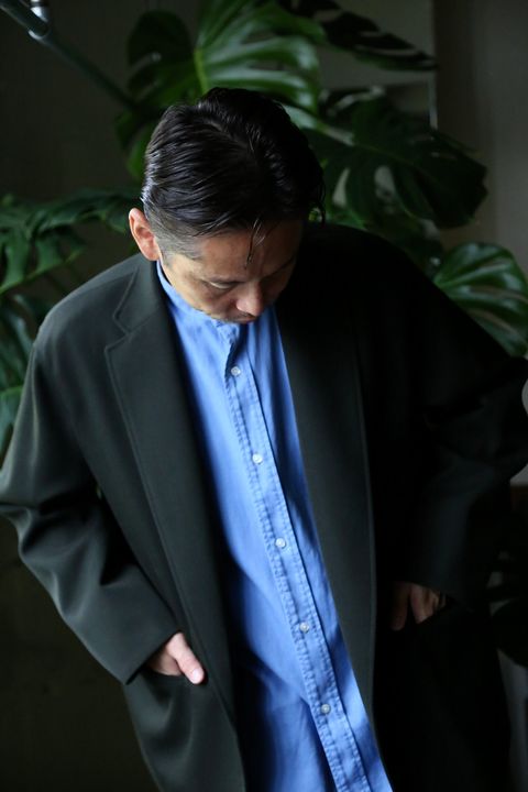blurhms Wool Surge Cardigan Jacket"KHAKI GREY"style.8.16.