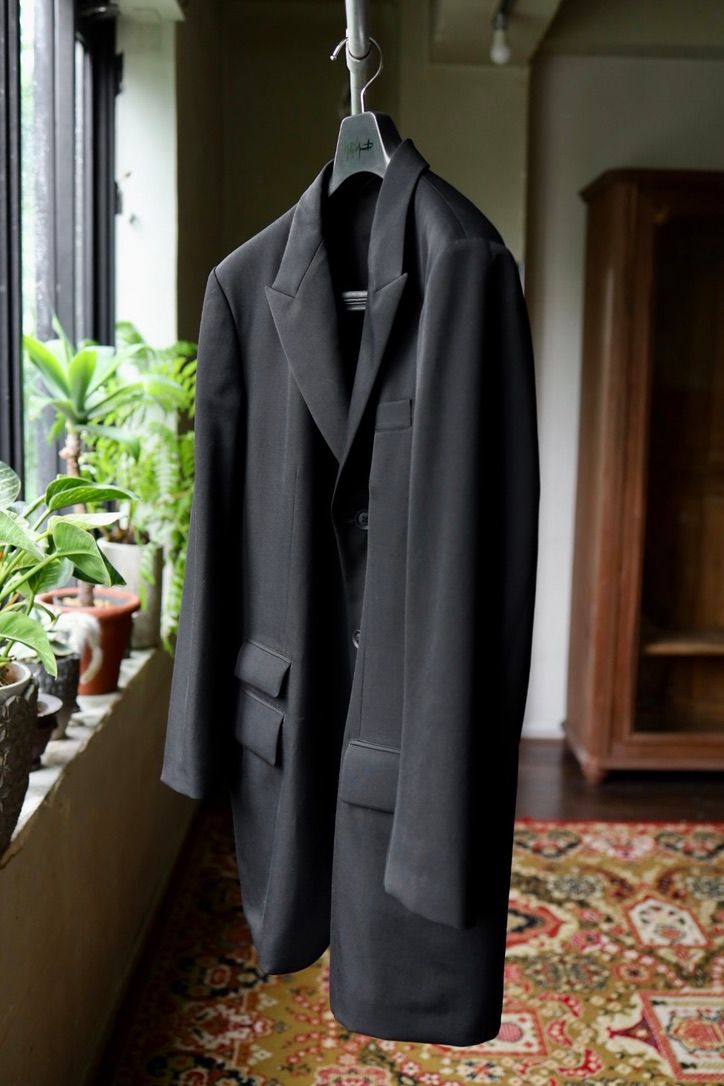 Yohji Yamamoto シングルテーラードジャケット (HW-J35-100-2A26)BLACK☆7月8日(水)発売！