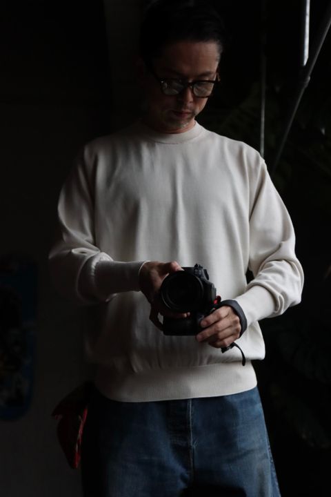 A.PRESSE アプレッセ23SSニット Cotton Knit L/S T-Shirtスタイル
