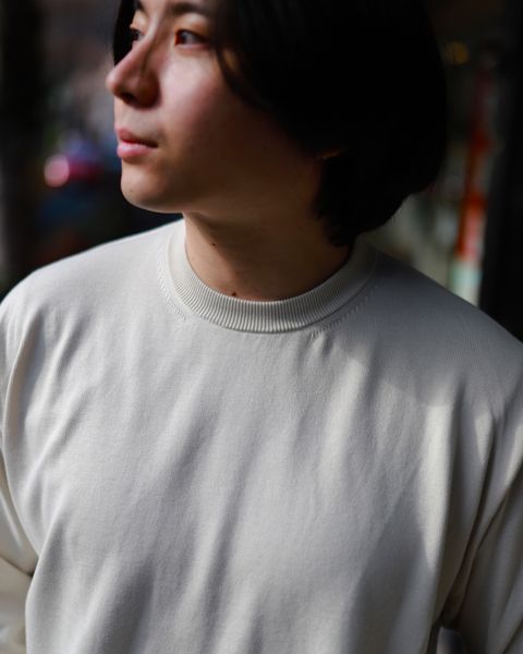 A.PRESSE Cotton Knit L/S T-Shirt style.2023.2.10