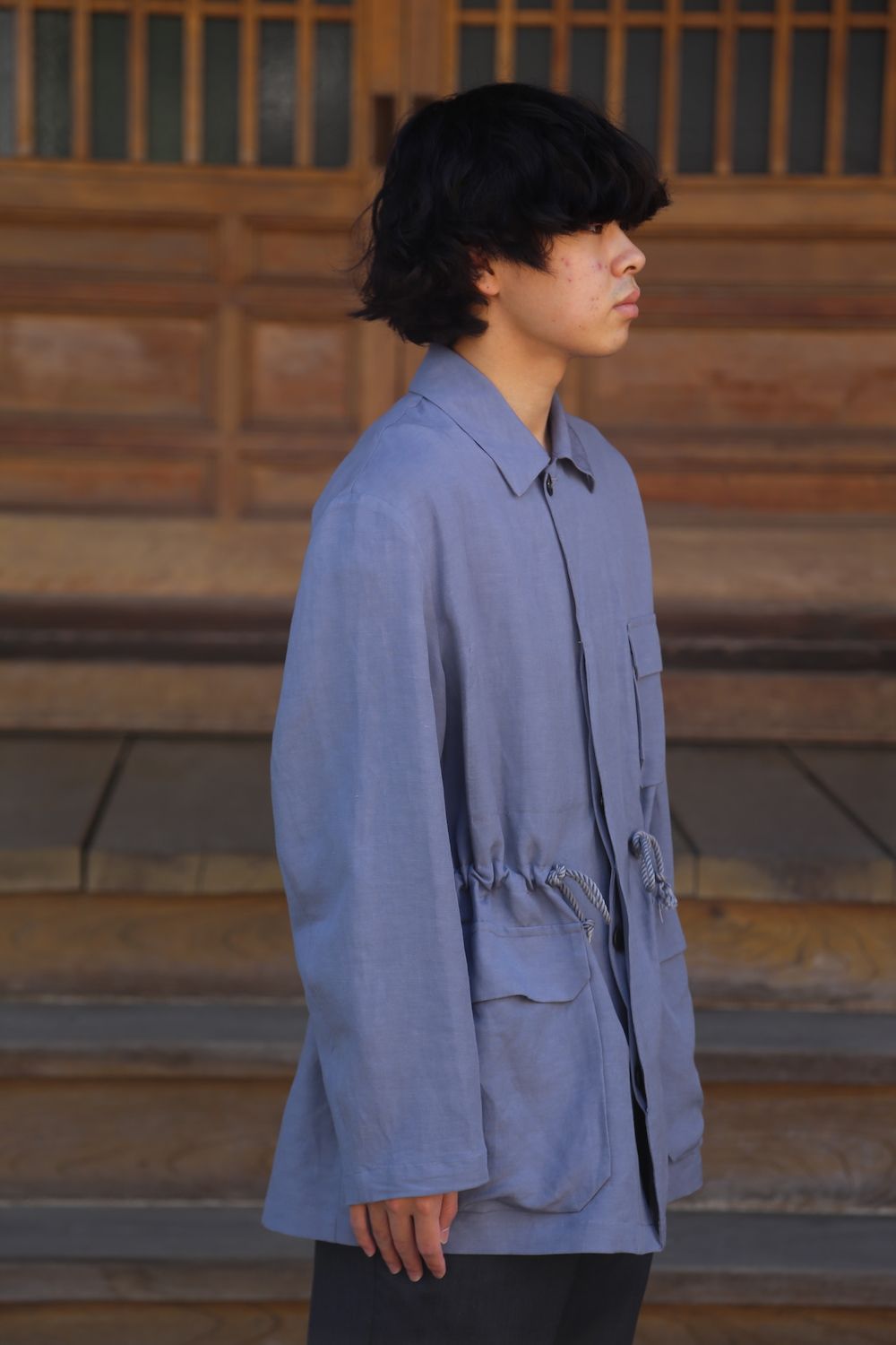YOKE LOOSE SAFARI JACKET(YK21SS0202J) style. 2021.04.26.