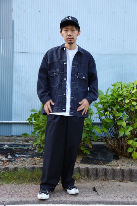 Graphpaper Colorfast Denim Blouson"INDIGO"Style.2020.7.21.