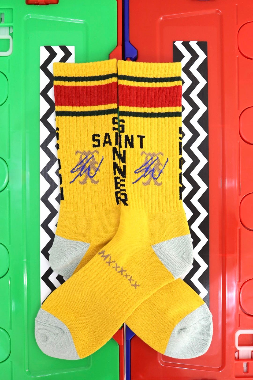 セントマイケル 26SS SW SOCKS/SAINT SW(SM-MK8-0000-C15)YELLOW