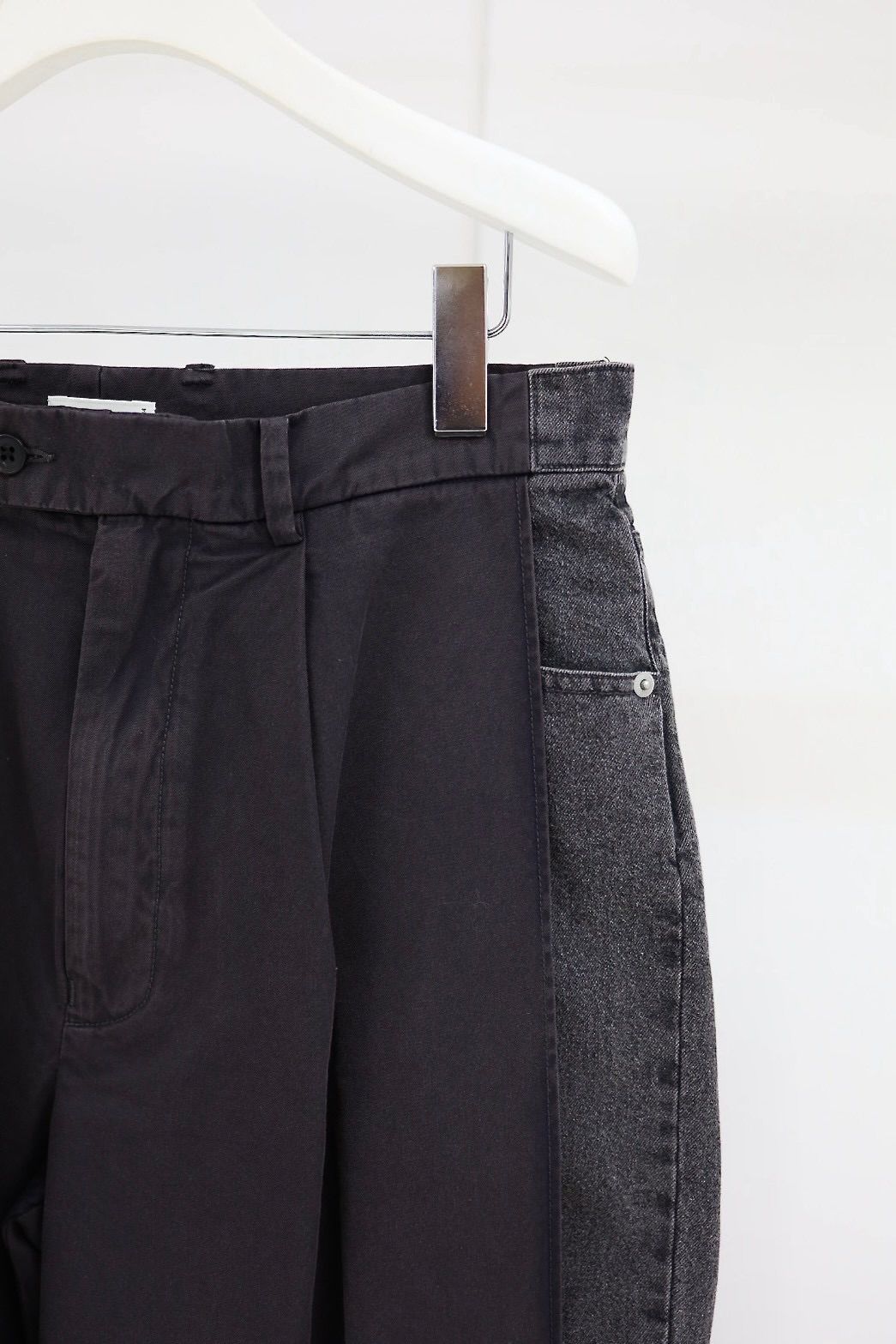 YOKE SPRING SUMMER 2026 Connected Chino&Denim Pants(YK26SS01214P)BLACK☆12月20日(土)発売！