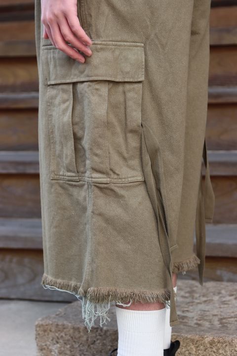 doublet WASTE VEGETABLE DYED HOODIE(22SS28CS209) style.2022.1.15.