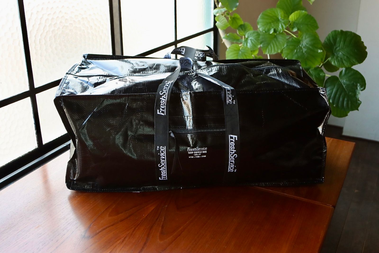 フレッシュサービス タープダッフルバッグ TARP DUFFLE BAG"BLACK"☆6月22日(日)発売！