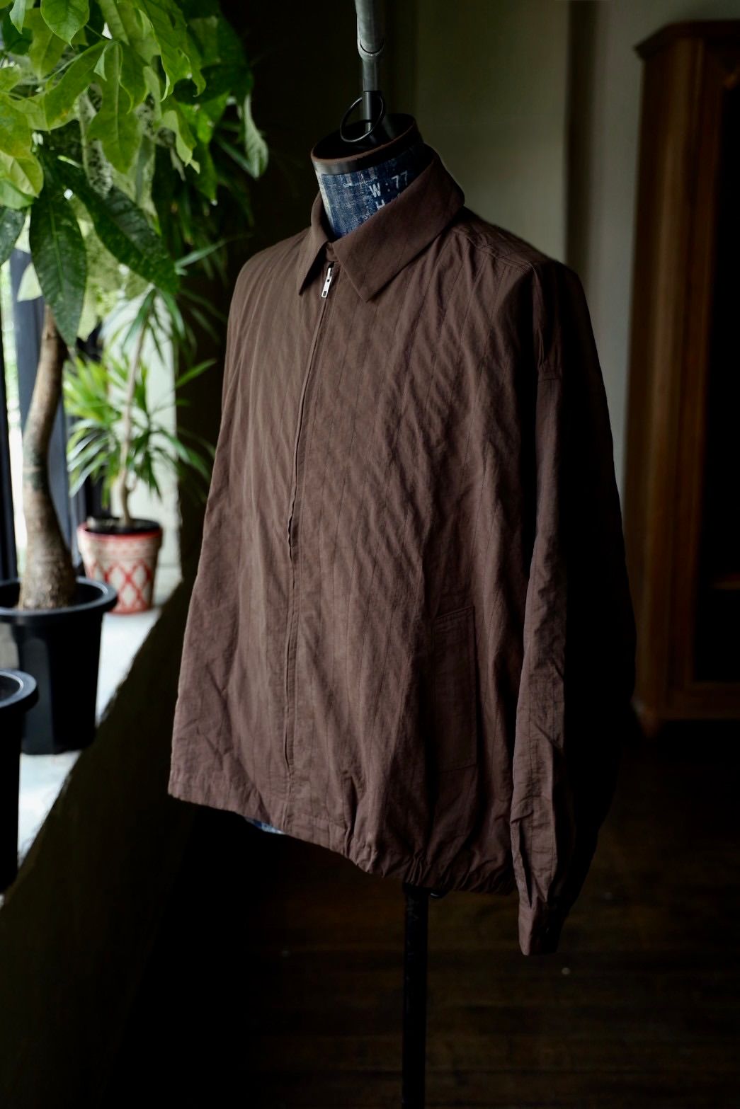 S.F.C 25FW エスエフシー STITCHED NYLON SWING TOP(SFCFW25J04)D.Brown☆9月20日(土)発売！