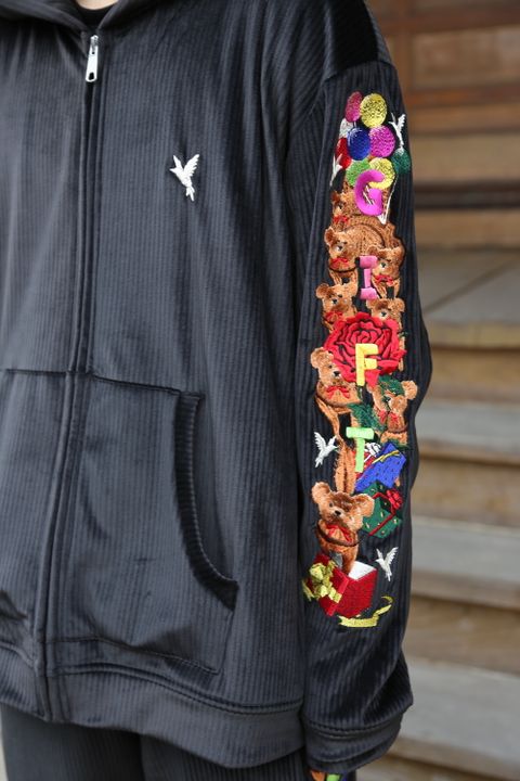 doublet CHAOS EMBROIDERY COMFY HOODIE,CHAOS EMBROIDERY COMFY PANTS style 2021.01.17.