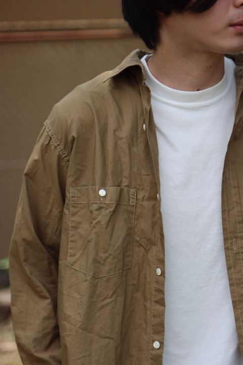A.PRESSE Over Dyeing Military Shirt style.2022.6.17. ※6月18日(土)スタート