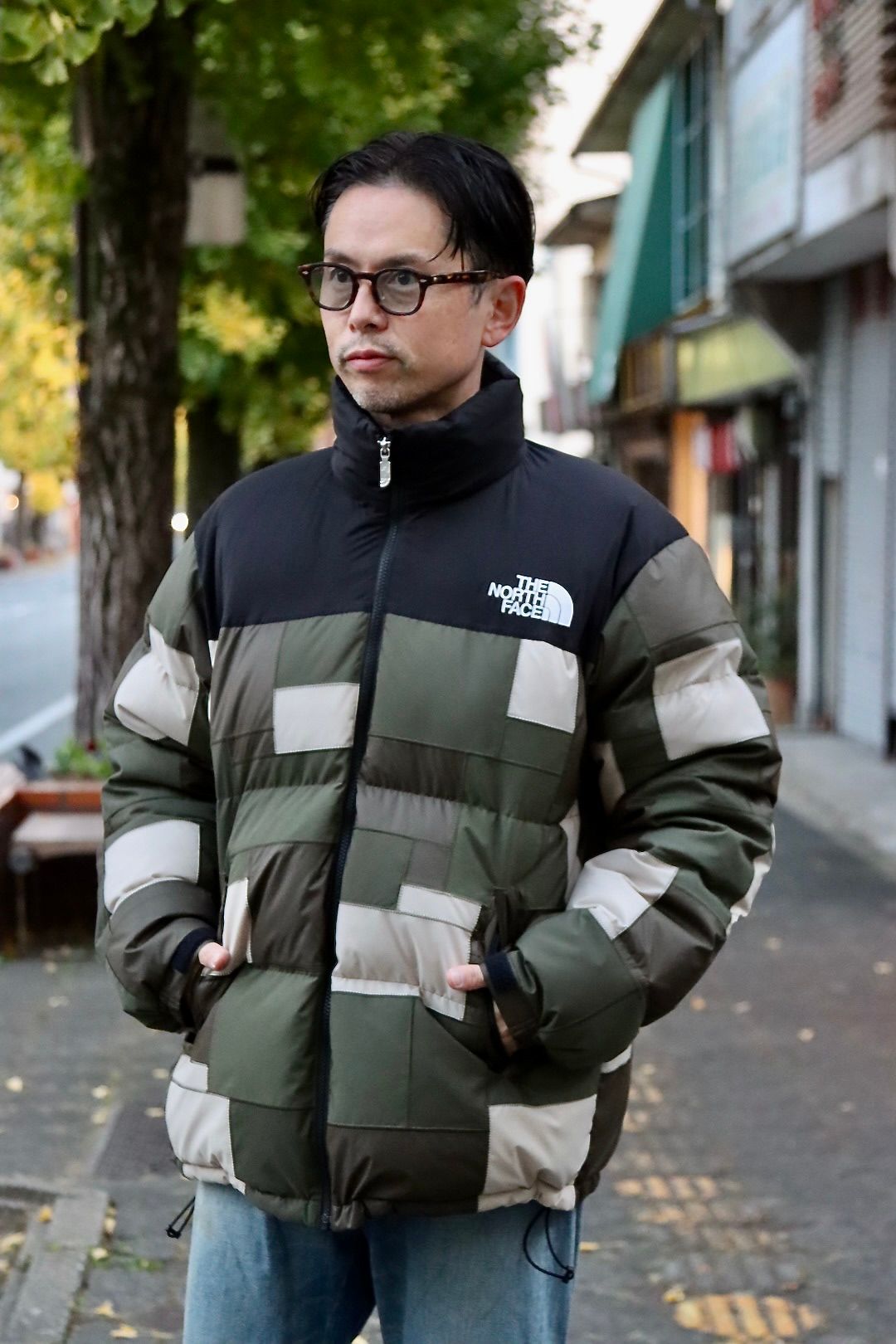 eYe JUNYA WATANABE MAN × THE NORTH FACE WネームNUPTSE JACKET