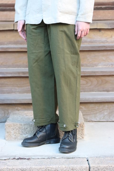 Ets.MATERIAUX 22SS French work jacket"OFF WHITE"style
