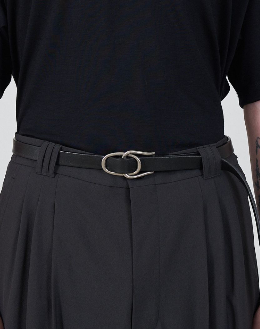 YOKE - ヨーク25SS W RING LEATHER BELT(YK25SS0984A)BROWN☆12