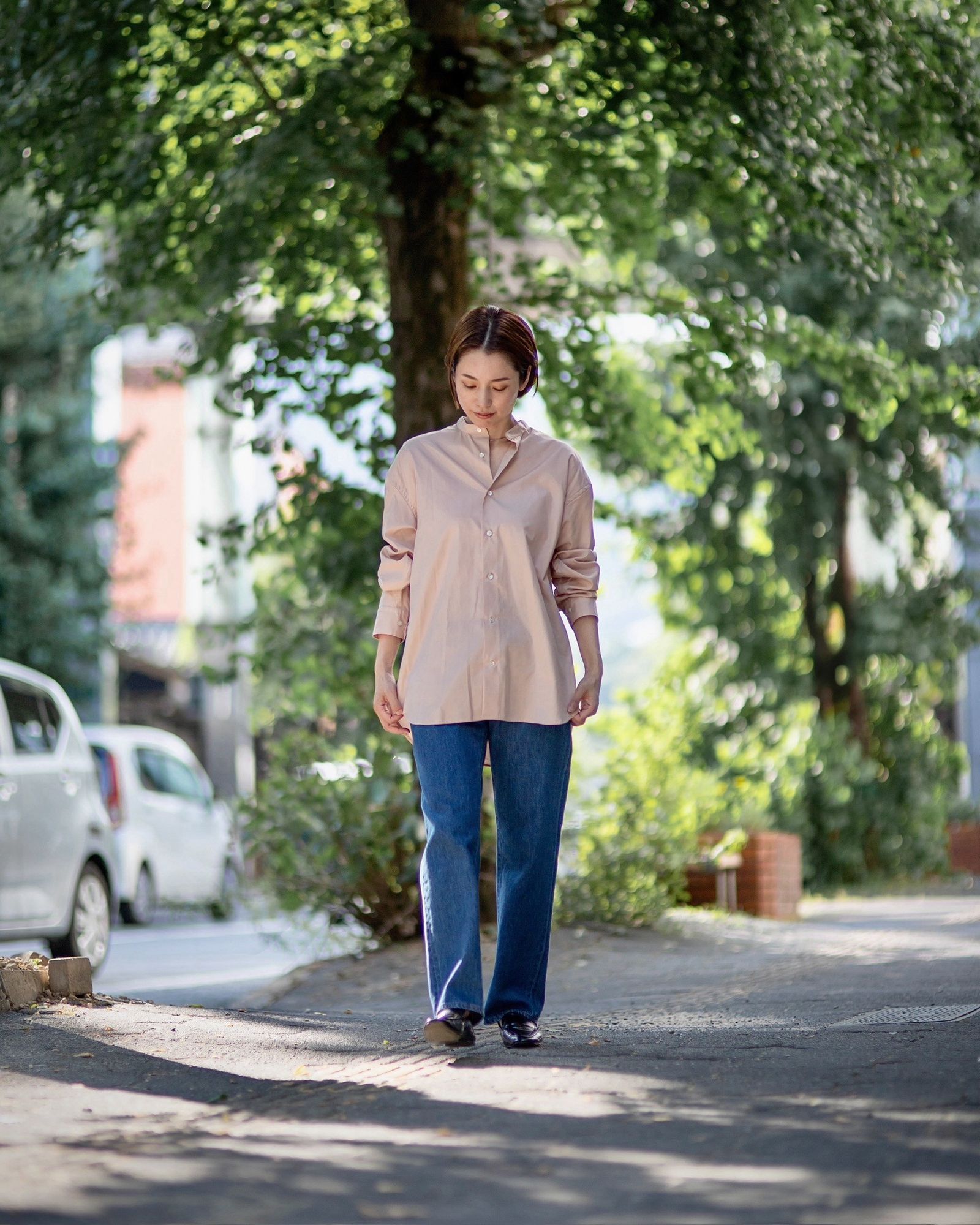 J.B. ATTIRE  Paris pink shirts style 2024.07.25