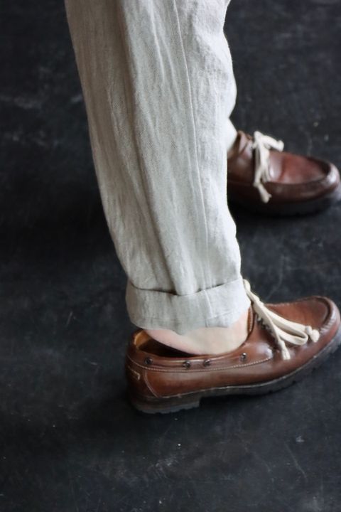blurhms  22SS Linen Twill 5P Easy Pants"Natural"style.2022.2.8.