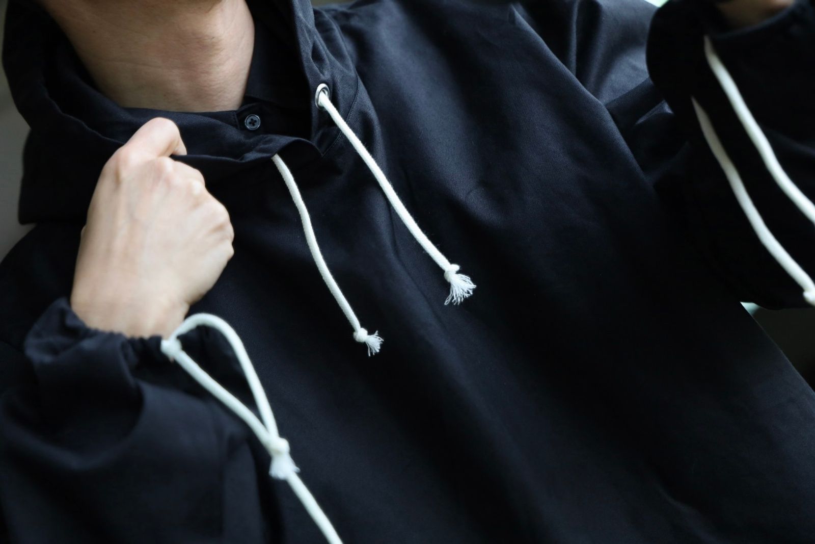 ファウンダ 25SS OXFORD HOODIE(015FD251013)BLACK