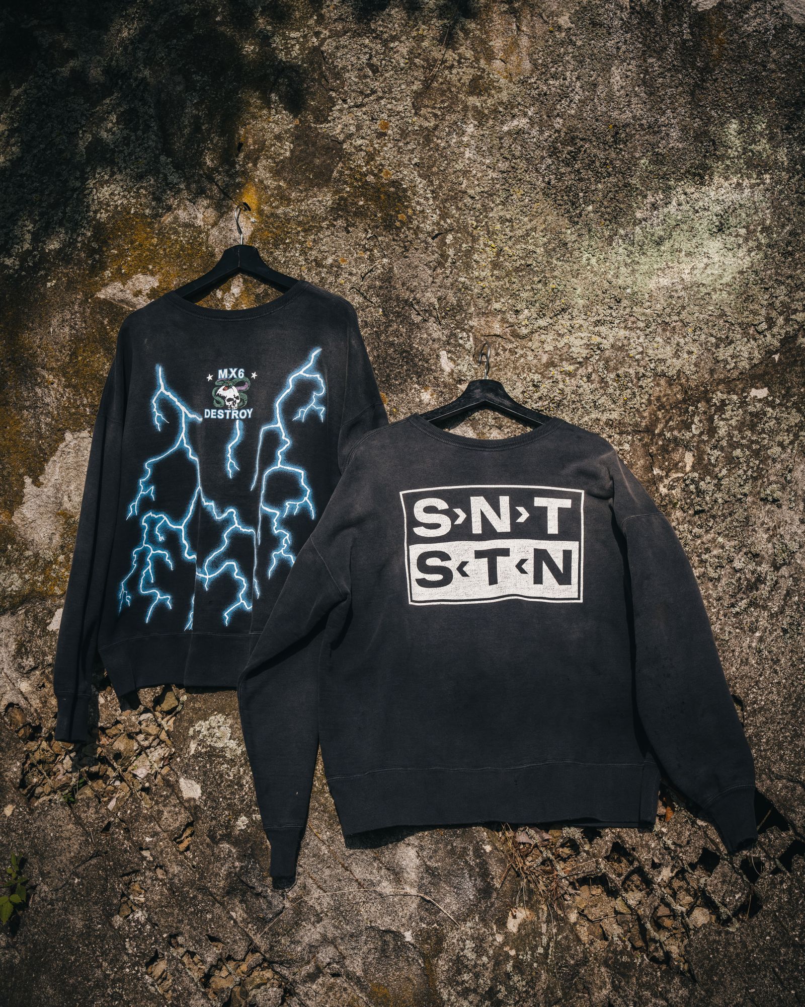 セントマイケル24AW MEDUSA CREW SWT(SM-YS1-0000-029)BLACK