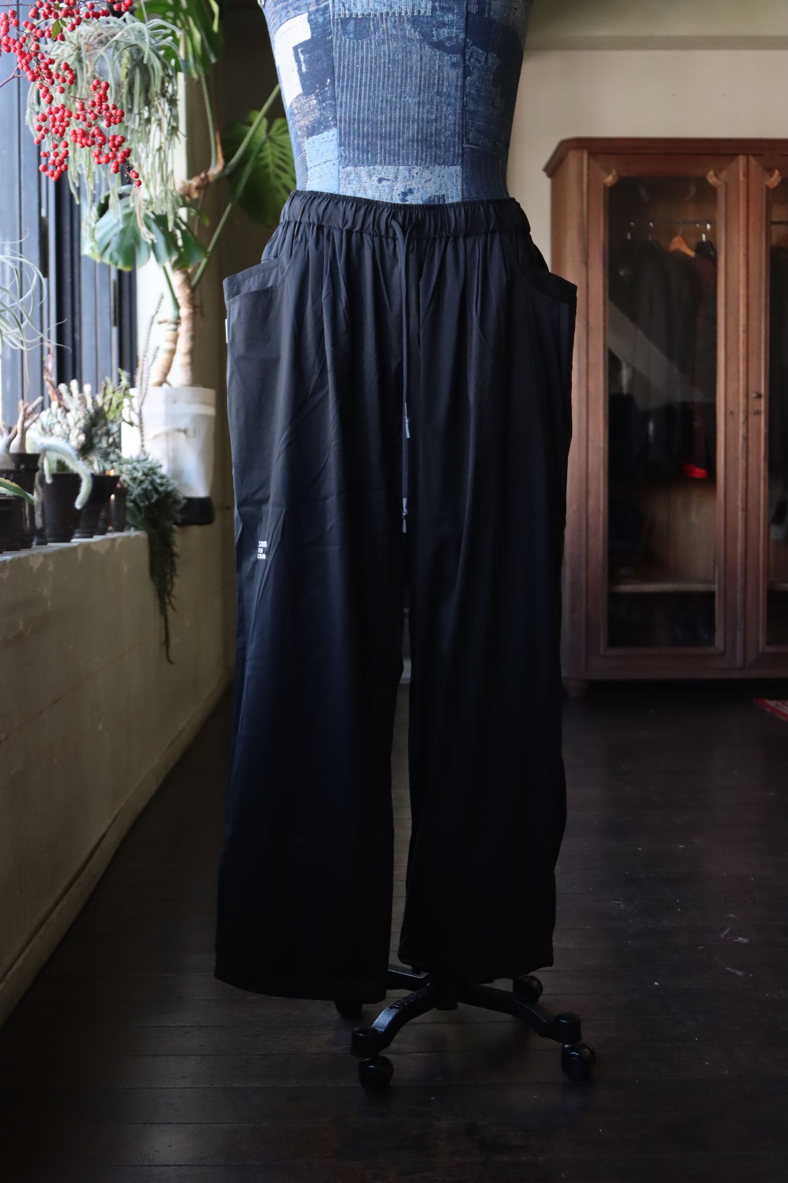 S.F.C 24SS エスエフシーSPORTY NYLON BAGGY(SFCSS24P04)Black